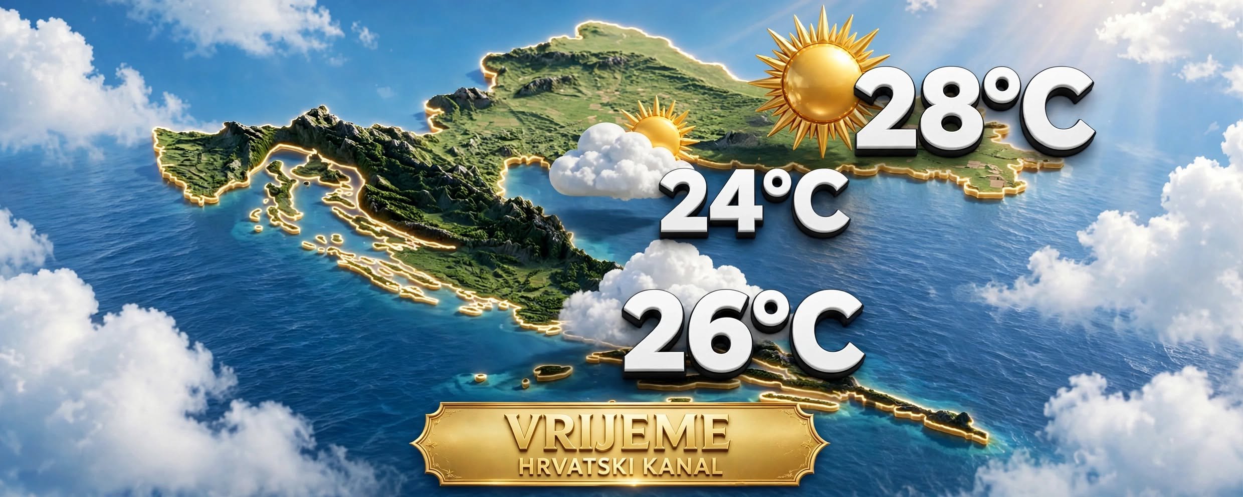 Vrijeme. Hrvatski Kanal.